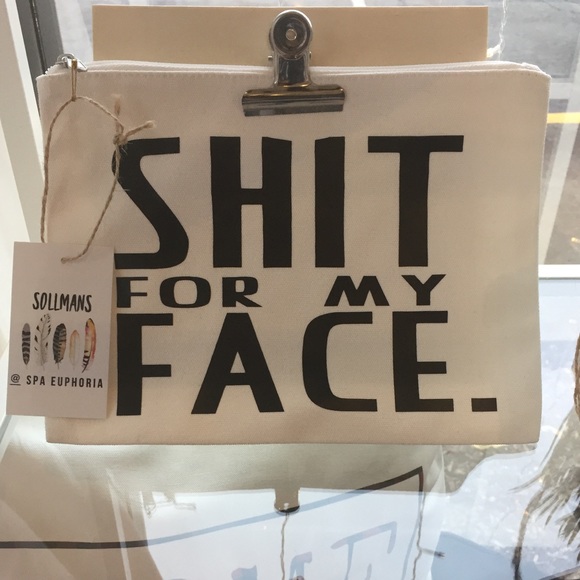 Shit for my face - oversized Cosmetics/Makeup bag - Picture 2 of 2